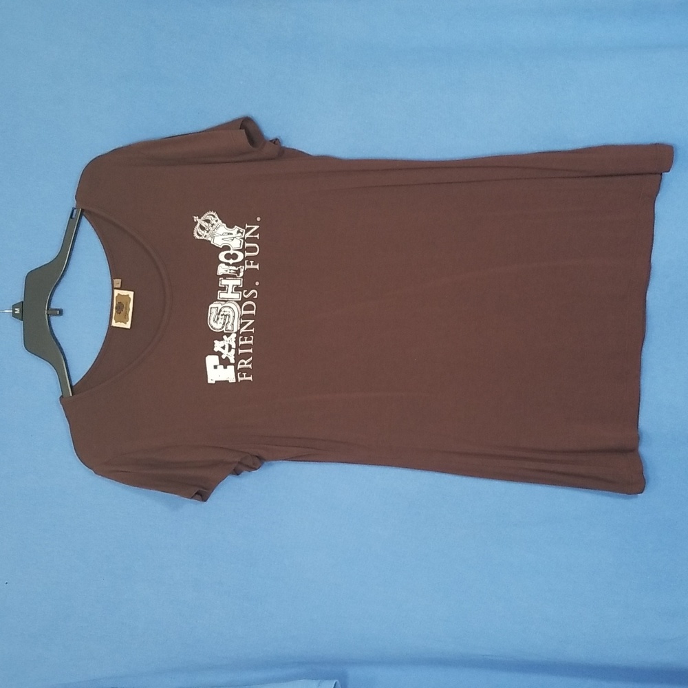 Vintage Couture Brown Shirt Size L